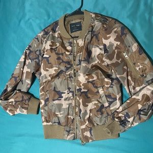 Camo Bomber Jacket
